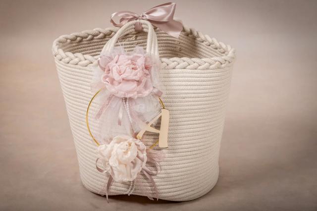 Ψάθινο Καλάθι Βάπτισης