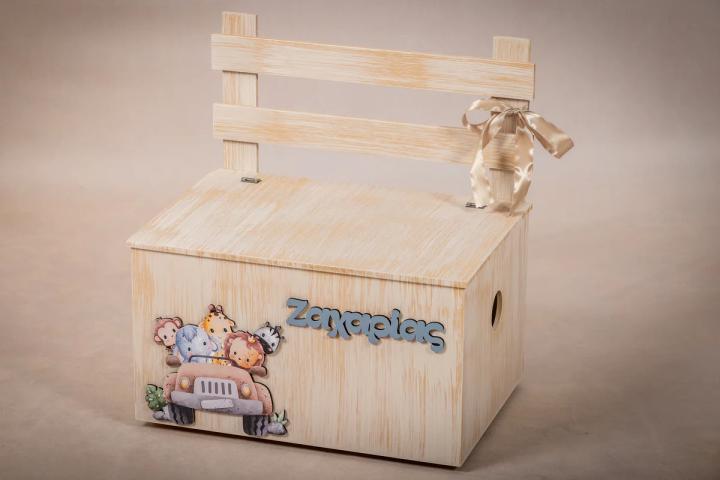 Ξύλινο Κουτί Βάπτισης - V-4600